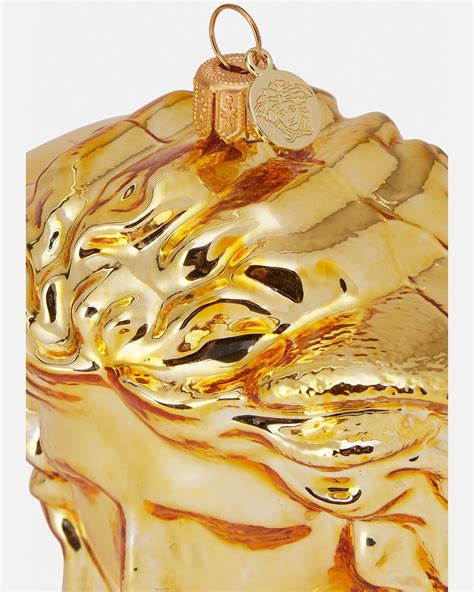 versace medusa round ornaments|versace holiday ornaments.